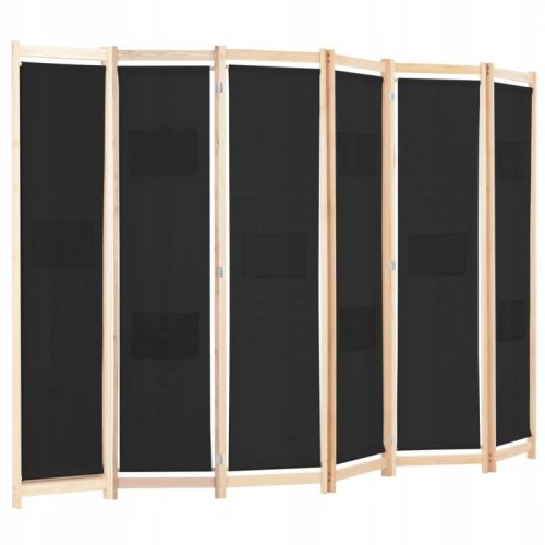 Paravent VidaXL 6-panel screen 248186 black 170x240