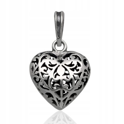  Silver pendant openwork heart silver 925