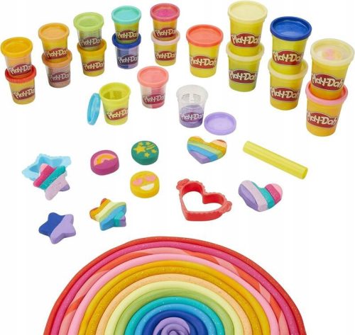  PLAY-DOCH SET WITH 21 PASTRY CANS 70054