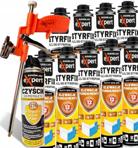 9× Construction Expert Styrofoam Glue 750 ml + 2 other products