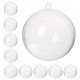  Transparent English balls 10 cm 10 pcs.