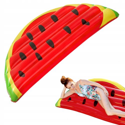 LARGE INFLATABLE BEACH WATERMELON MATTRESS FOR SWIMMING