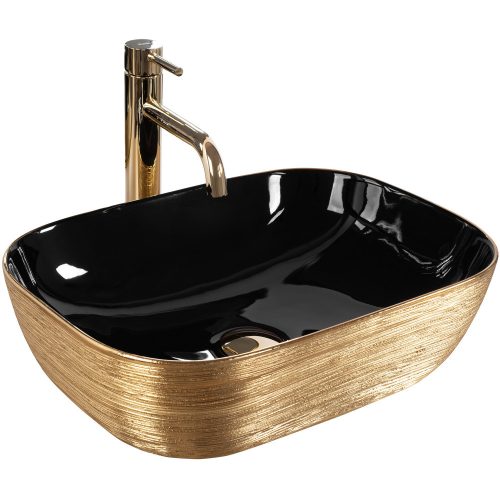 Rea BELINDA rectangular countertop washbasin