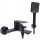 Rea Urban single-lever wall-mounted bathtub faucet, black