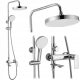 Rea Veneta surface-mounted shower set