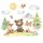  Wall stickers for children, forest animals, large, XL