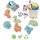 Woopie green sand set with bucket and car