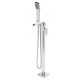 Omnires Siena freestanding single lever bathtub faucet, chrome