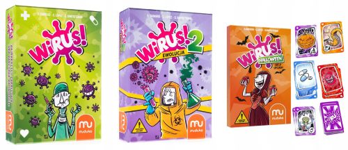  Muduko Virus Set with 3 Games, Virus Evolution, Halloween Virus