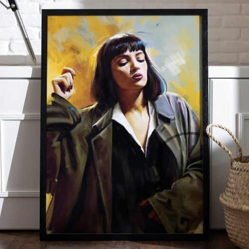 Prints without & with frame. Vintage poster, poster, A3, Pulp Fiction, film, people, music, art, without frame, 42 x 29.7 cm