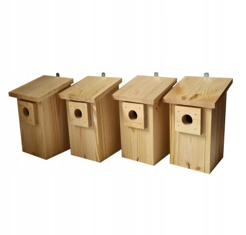  Nesting boxes for tits, set of 4, nesting box