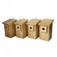  Nesting boxes for tits, set of 4, nesting box