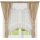 CURTAIN SET WITH VOIL CURTAIN AND GUIPURE EMBROIDERED AWNING 400x160cm