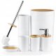 Set bathroom accessories Profi_Art 6 elements, white