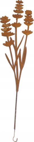  Steel flower bouquet, ornamental grasses, Corten effect 25 cm x 80 cm