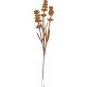  Steel flower bouquet, ornamental grasses, Corten effect 25 cm x 80 cm