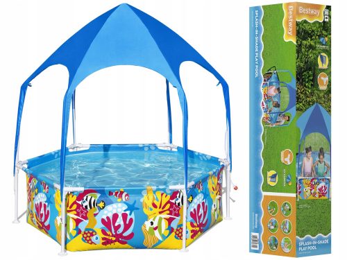 Shumee Bestway above ground pool for children with UV protection Steel Pro 183 x 51 cm