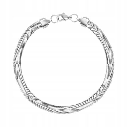  snake steel bracelet, snake-like, lens