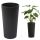  Flowerpot Lamela 47 cm x 25 x 46.6 cm diameter 25 cm plastic black