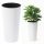  Flowerpot Lamela 47 cm x 25 x 46.6 cm diameter 25 cm plastic white