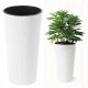  Flowerpot Lamela 47 cm x 25 x 46.6 cm diameter 25 cm plastic white