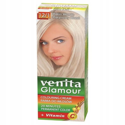  Venita Glamour Hair Dye 12/1 Platinum Blonde