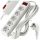 Berge Strip extension cable 3 m, 5 pcs. sockets, white