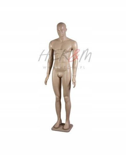 Beige full-body mannequin for men