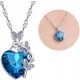  NECKLACE BYDGOSZCZ MINT HEART 925 50 CM SILVER