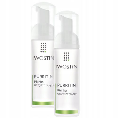 Iwostin Purritin Cleansing Foam for Oily, Acne-Prone, and Sensitive Skin, 165 ml