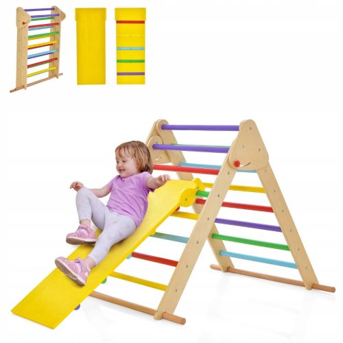 Wooden Playground Climbing Triangle 4 in 1