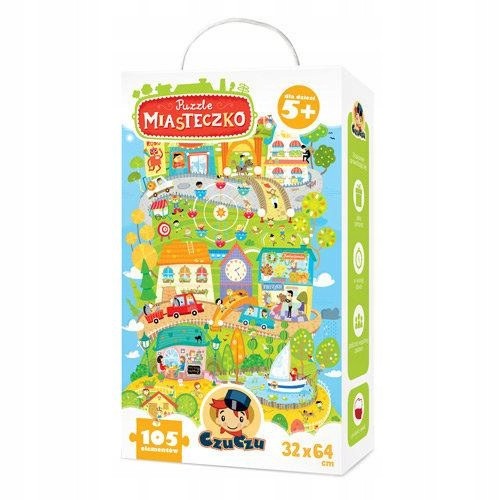  CzuCzu puzzle for children 5+ 105 pieces CZUCZU Puzzle town Czuczu 5749109