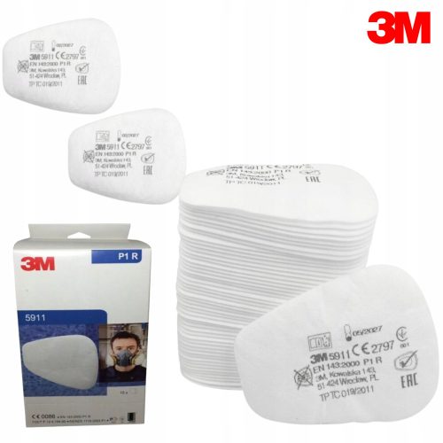 3M 6800+6051+5911+501 full-face paint mask