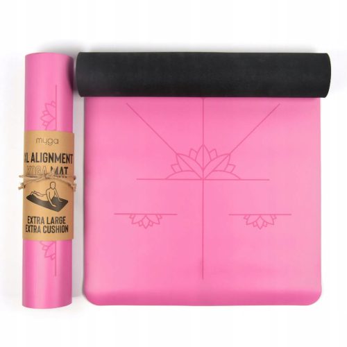  Myga Yoga Mat - Alignment 6mm XL - Pink