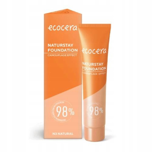  ECOCERA Naturstay Camouflage Effect Covering Foundation N3 Natural, 30ml