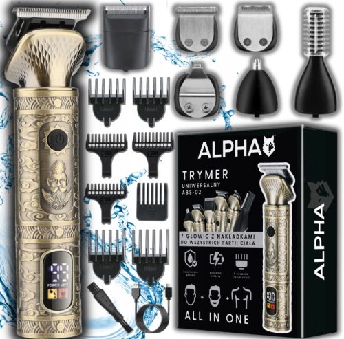  Hair, Beard and Body Clipper 7in1 Trimmer + Shaver Alpha