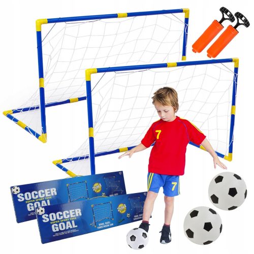 2 x football goal football set for children