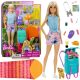  Barbie Big City Big Dreams Camping Doll + HDF73 Accessories