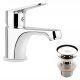 Deante CHABER pedestal washbasin faucet, chrome