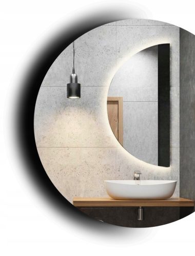 Metanoia mirror LED mirror wall circle 1100 x 1100 mm