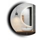 Metanoia mirror LED mirror wall circle 1100 x 1100 mm