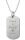  Surgical Steel Engraved Dog Tag x2