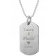 Surgical Steel Engraved Dog Tag x2