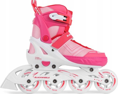  Blackwheels Playful Patins à roulettes pour enfants, tailles 36-39, blanc et rose