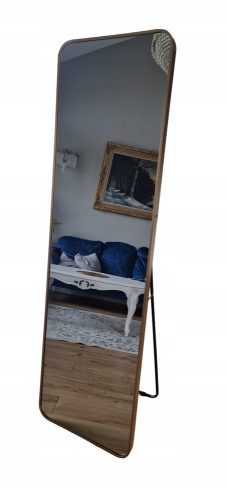 Bathroom mirror standing mirror, rectangular, metal frame, 50 x 160 mm