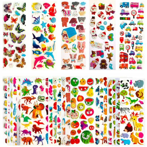  Convex stickers (bulky) LuxSet 28 pcs.