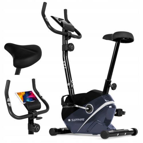  Sapphire ZAX Upright Magnetic Exercise Bike