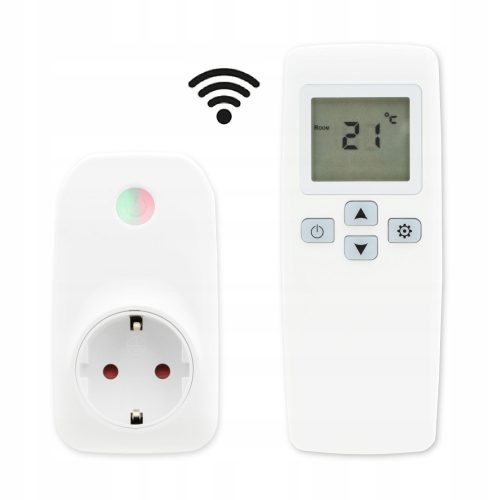 WLAN socket thermostat with REMOTE CONTROL, control for the WLAN thermostat socket