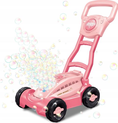 CHILDREN'S BUBBLES MOWER + LIQUID PINK SPOOL