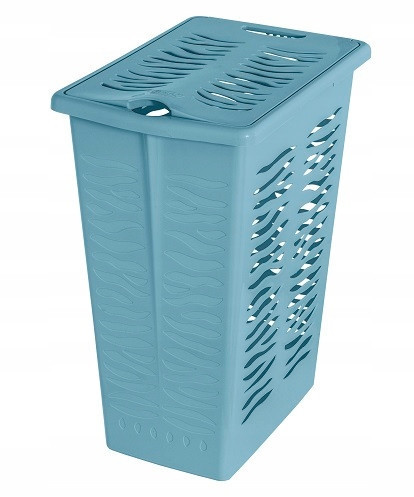 BranQ freestanding laundry basket, blue, 30 liters